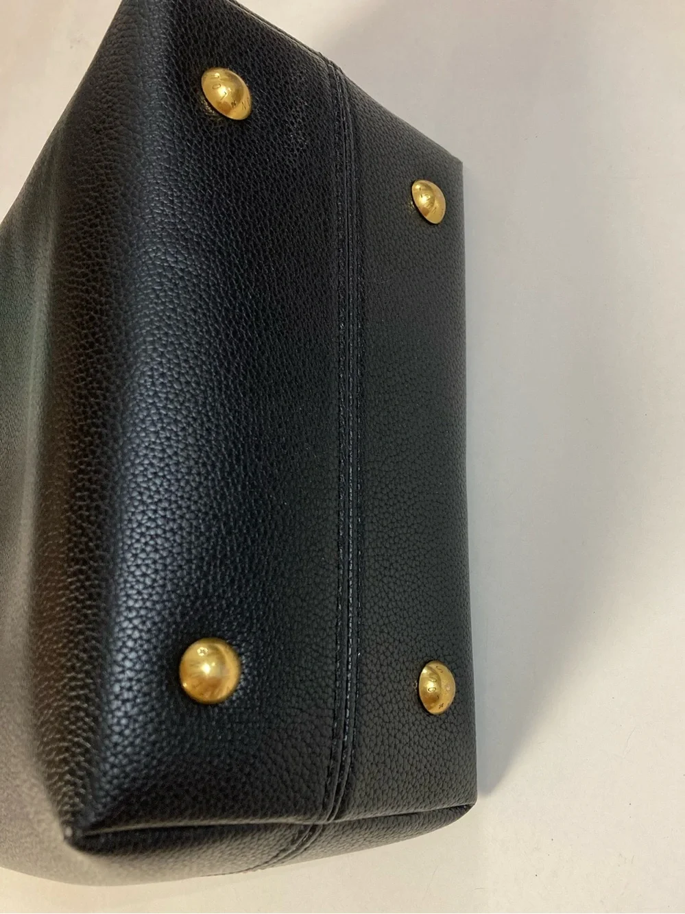 Black Low Key Bucket Tote